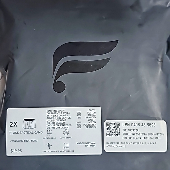 Fabletics 24-7 Boxer Brief NEW 2X Most Comfortable Boxer Briefs‼️ - Picture 2 of 3